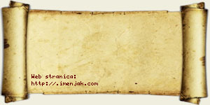 Anđela Tasojević vizit kartica